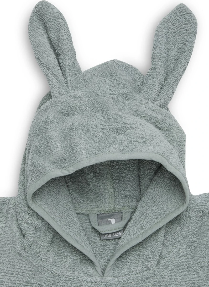 Jollein Badponcho Badstof - Ash Green - Afbeelding 4