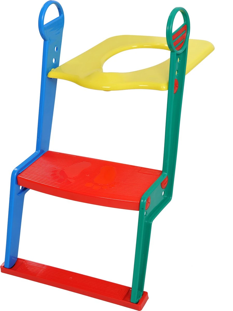 Motek® - WC Verkleiner - Wc Verkleiner Met Trapje - Toiletverkleiner - Toilettrainer - Wc Verkleiner Opvouwbaar - 2 Tot 7 Jaar - Trainer Met Opstapje - Afbeelding 2