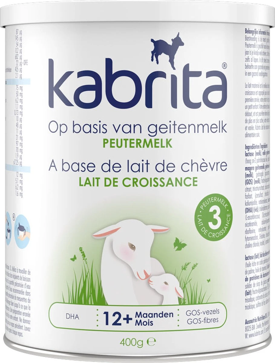 Kabrita 3 Peutermelk - Babyvoeding 12+ Maanden - 400g - Afbeelding 11