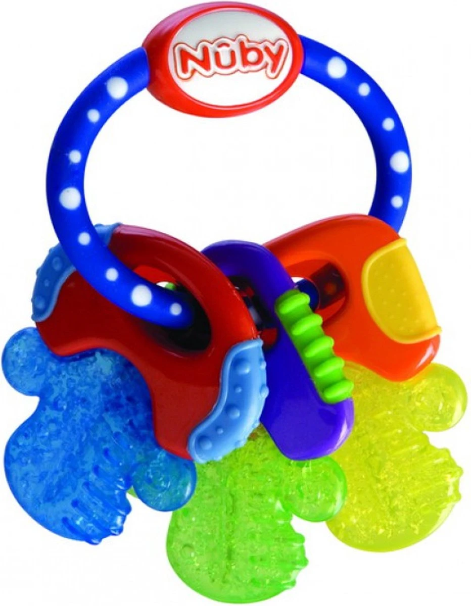 Nûby Bijtspeeltje Koelbijtsleutels - Blauw - 3m+ - Afbeelding 6