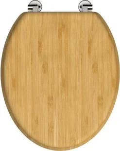 OMID HOME® Bamboe Toiletbril - Toiletbril - Duurzaam Design - Wc Bril - LIMITED EDITION - Hoogwaardig Bamboe