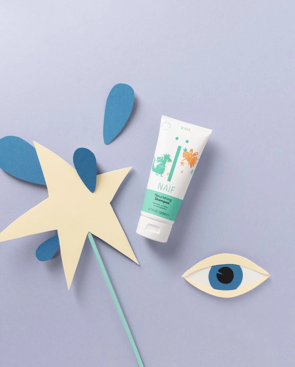 Naïf Voedende Shampoo - Kids - 200ml - Voordeelverpakking - Met Natuurlijke Ingrediënten - Afbeelding 2