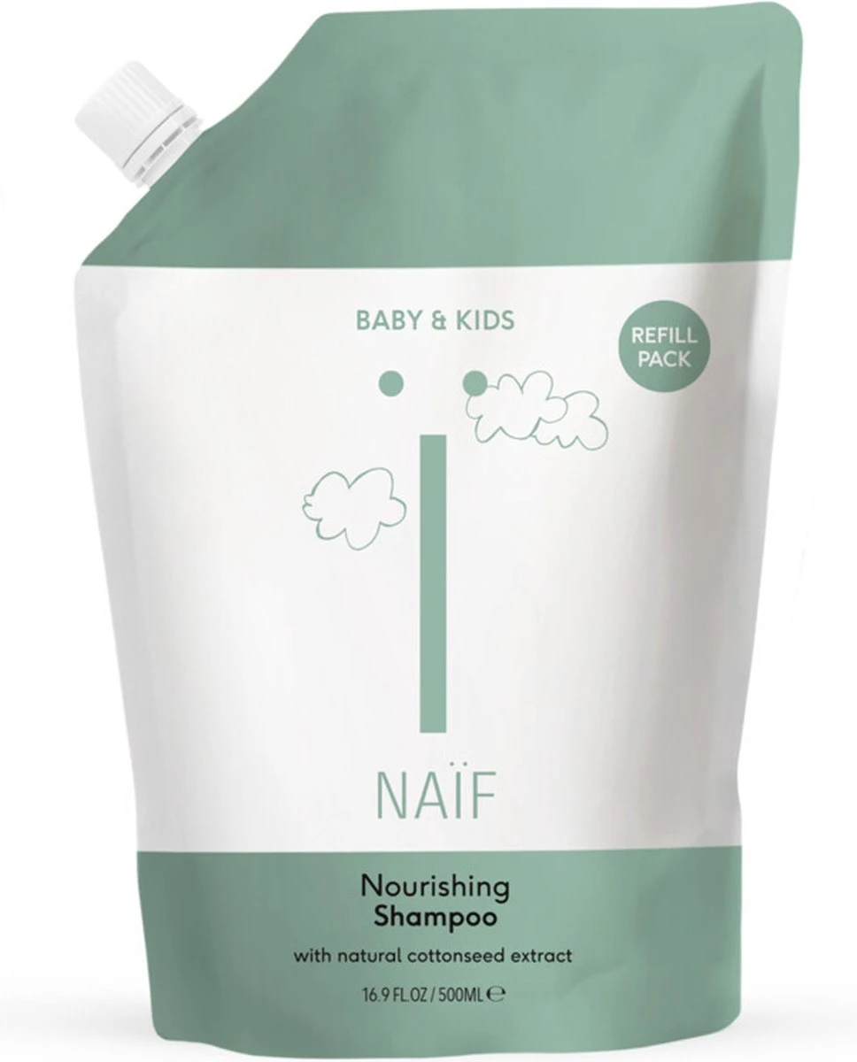 Naïf Voedende Shampoo – Navulverpakking - Baby En Kids - 500ml - Met Natuurlijke Ingrediënten - Afbeelding 8