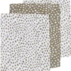 Meyco Hydrofiele Washandjes 3-pack Cheetah - Taupe
