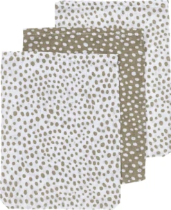 Meyco Hydrofiele Washandjes 3-pack Cheetah - Taupe