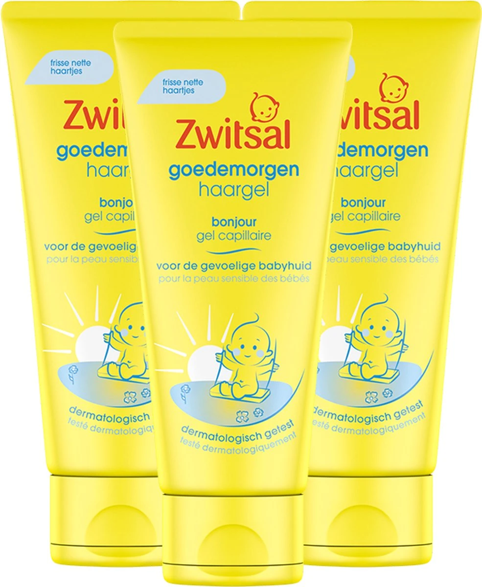 Zwitsal - Goedemorgen Haargel - 3 X 100 Ml - Voordeelverpakking
